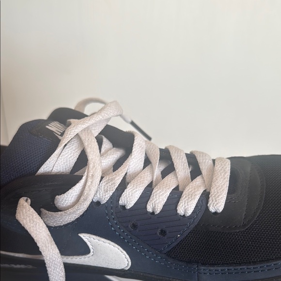 Nike Black and Blue Athletic Shoes with Swoosh Logo - Picture 8 of 11